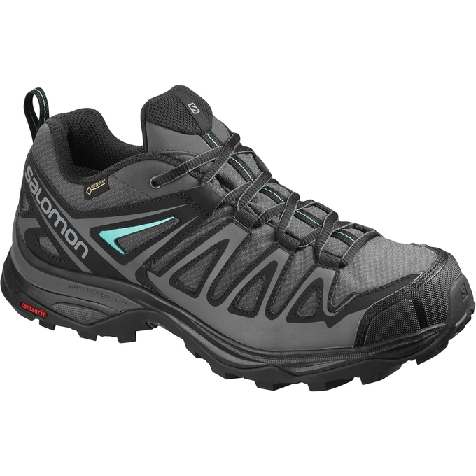 Salomon Israel X ULTRA 3 PRIME GTX® W - Womens Hiking Shoes - Silver/Black (DWRF-35824)